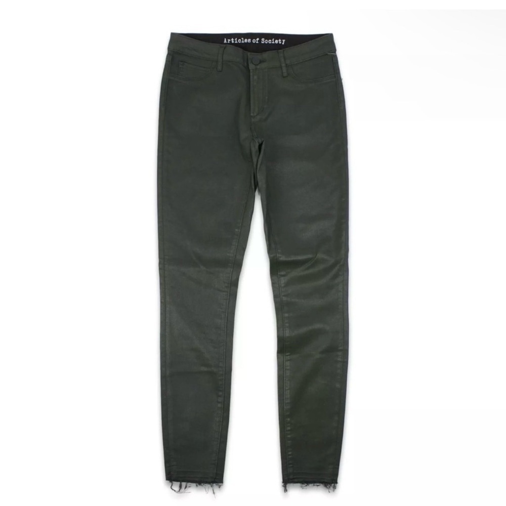 Articles of Society skinny Jeans in dark green size 25. Nwt
